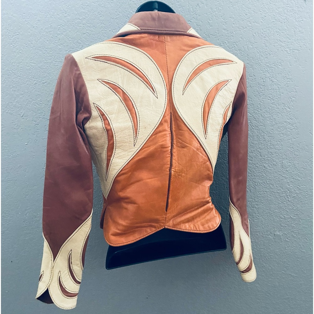 East West Musical Instruments Vintage late 60s early 70s Soft Leather Jacket! - Picture 8 of 10